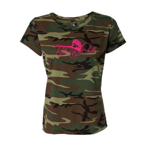 Belles & Shells Camo Tee