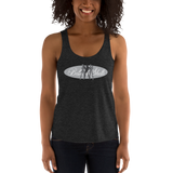 Belles & Shells Tri-Blend Racerback Tank