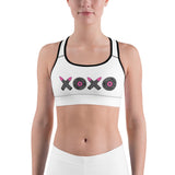 Belles & Shells pink XoXo Sports bra